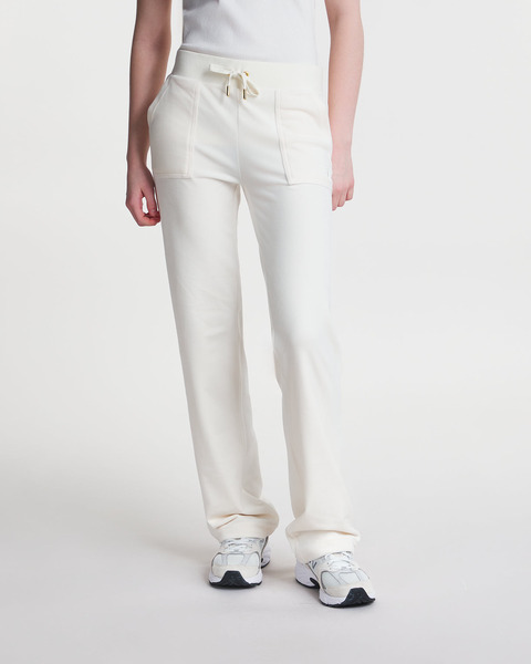 Trousers Gold Del Ray Pocketed White 2