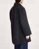 Ganni Jacket Wool Midi Phantom  38