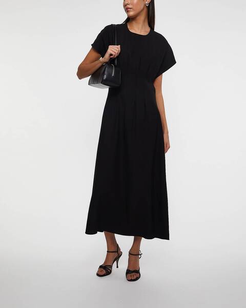 Klänning Sculptural Waisted  Svart 2
