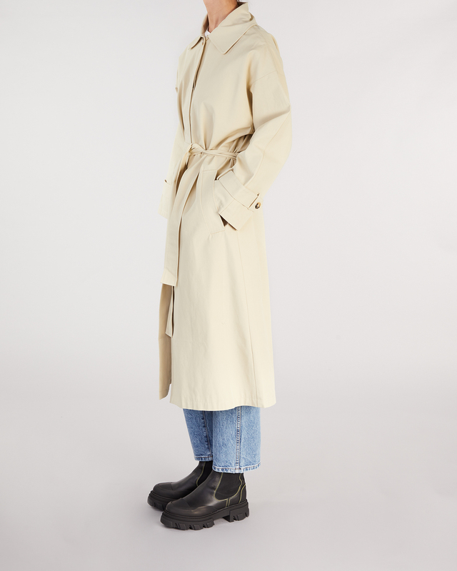 ONE and OTHER Trenchcoat Brie Coat Vanilj 36