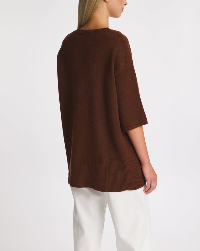 LISA YANG Sweater Camille Cashmere Brown 2 (M-L)