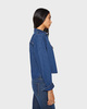 Mother Denim Skjorte THE HONOR ROLL Dark Blue Wash L