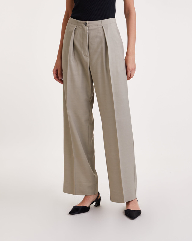Acne Studios Byxor Herringbone Suit Grå 38