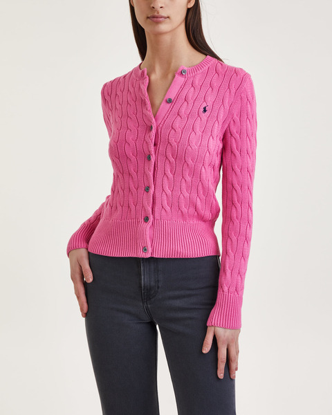Kofta Cable Long Sleeve Rosa 1