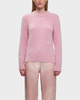 GANNI Tröja Brushed Alpaca O-neck Rosa L
