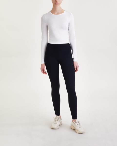 Top Crop Long Sleeve White 2
