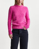 Ganni Sweater Brushed Alpaca O-Neck Pink XS