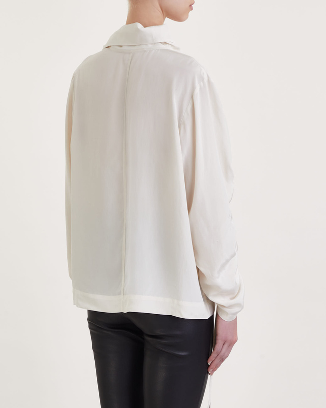 Rodebjer Blus Mona Drapy Linen L