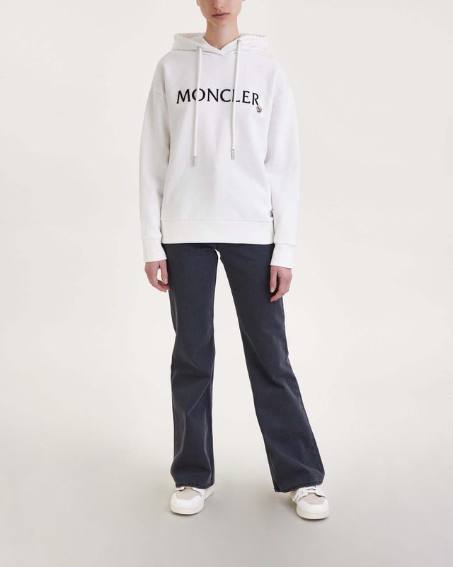 Moncler Classic Hoodie Logo Natural L