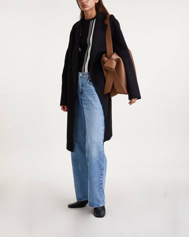 Joseph Kappa Cenda Long-Dbl Face Cashmere Svart 42
