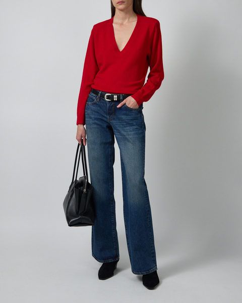 Striktrøje Angler Wool Cashmere Red 2