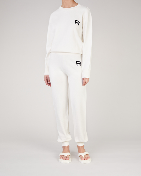 Cashmere Blend Jogger Offwhite 2