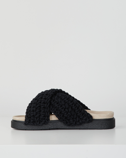 Sandal Slipper Woven  Svart 2