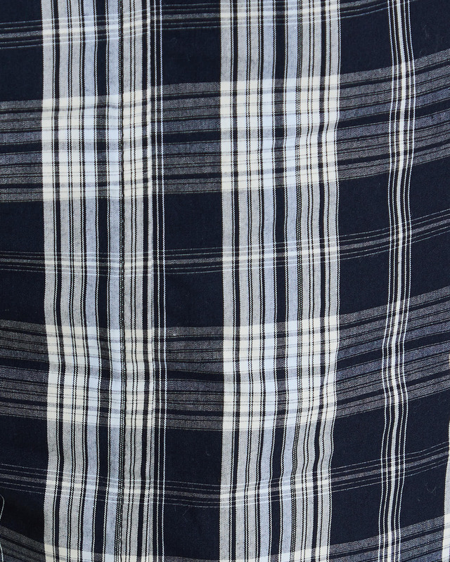 GANNI Byxor Check Cotton Curve Svart 42