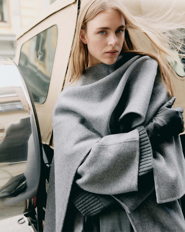 Wakakuu Icons Frakke Alix Wool Grå XS