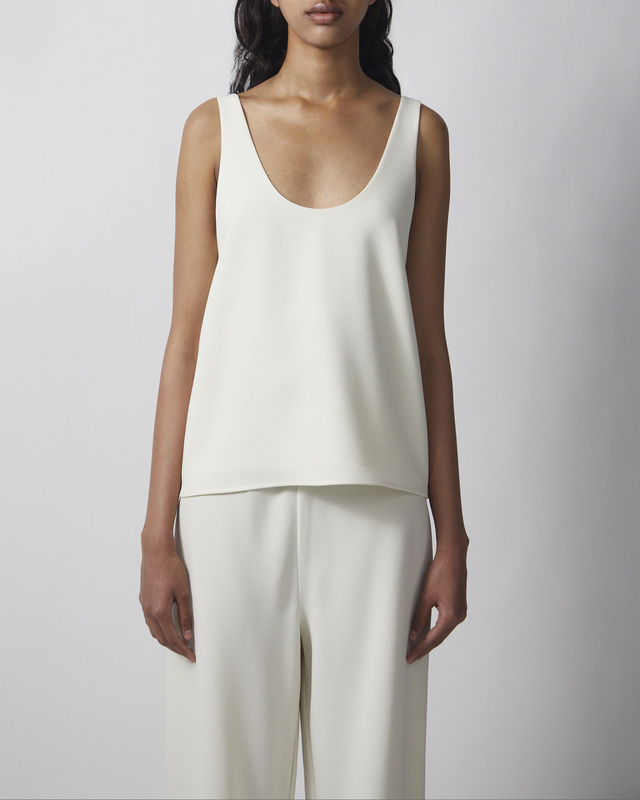 Almada Top Romy Crepe Creme M