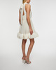 Malina Klänning Fern Halterneck Ruffled Mini Vit XS