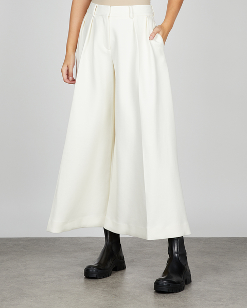 Trousers Helina Cullote Short Ivory 1