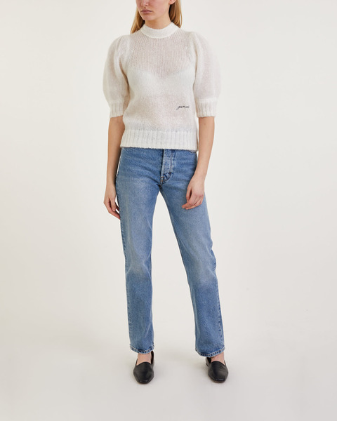Top Mohair Open Back Vit 2