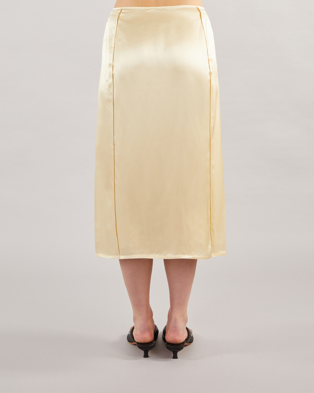 Acne Studios Light Satin Skirt Yellow 36