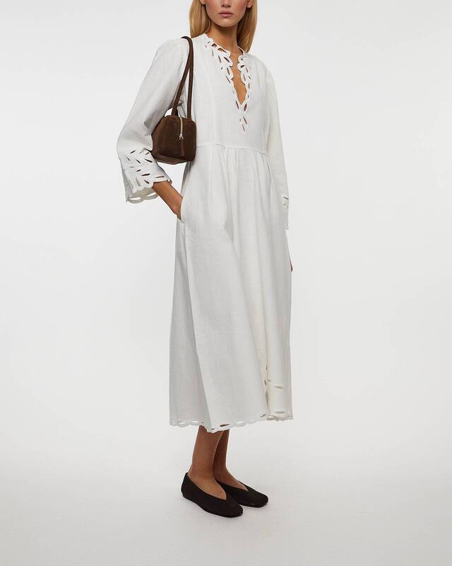 Isabel Marant Étoile Klänning Tianny Vit FR 36 (EUR 34)