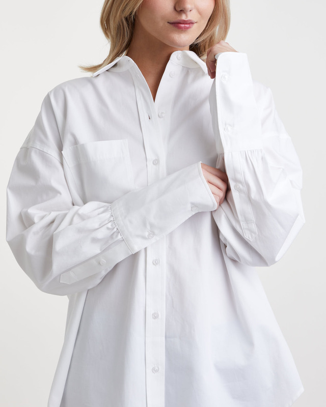 Anine Bing Shirt Maxine White L