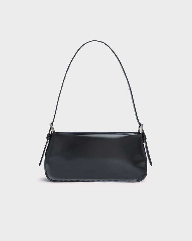 By Far Väska Dulce Black Semi Patent Leather Svart ONESIZE
