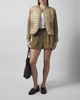 Moncler Cardigan Padded Cotton  Ljusbeige XL