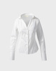 Wakakuu Icons Skjorte Pheobe Cotton Stretch White XL