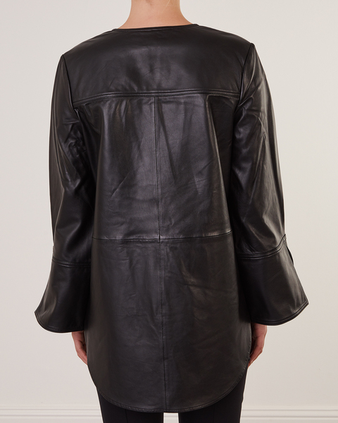 Leather shirt Llaiyes Black 2