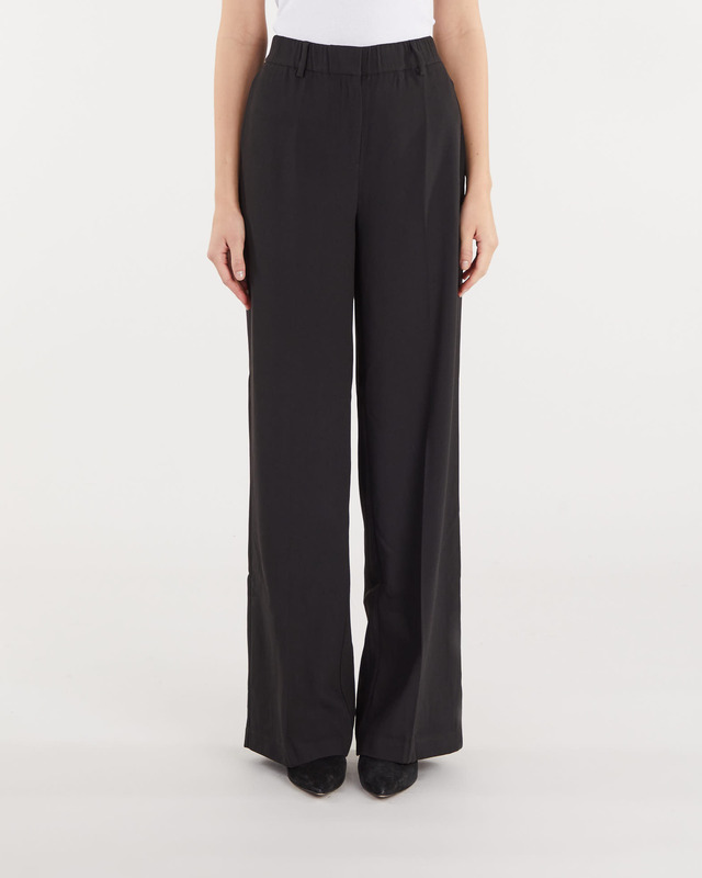 Dante6 Trousers Luca Wide Leg Pants Svart 5 (XL)