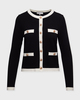 Andiata Cardigan Charlott  Black/White M