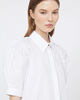 Max Mara Studio Skjorte Cotton Poplin Optical White IT 40 (EUR S-M)