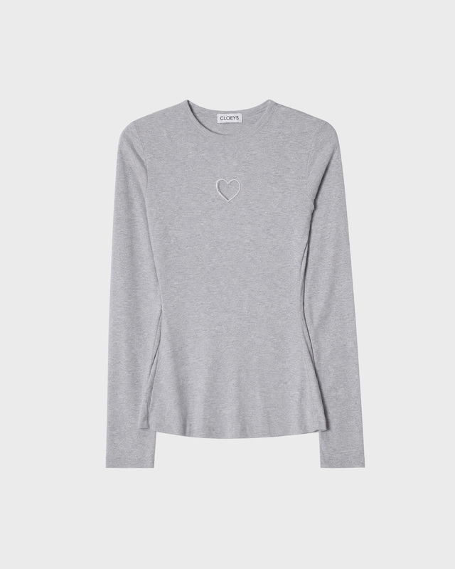 CLOEYS Topp Tight Long Sleeve Grey S