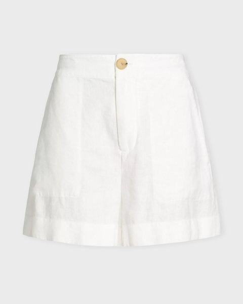 Shorts Hemp Mid Rise Offwhite 1