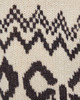 Acne Studios Sweater Wool Blend Jacquard  Vit/svart XS