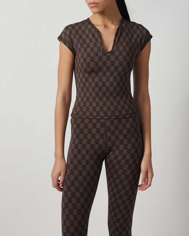 By Malene Birger Top Venazia Athletic Mahogny  S