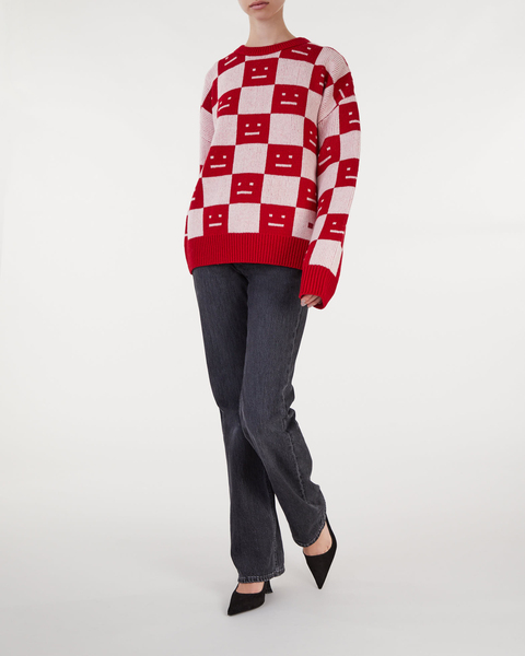 Sweater FA-UX-KNIT000050 Rosa/röd 2