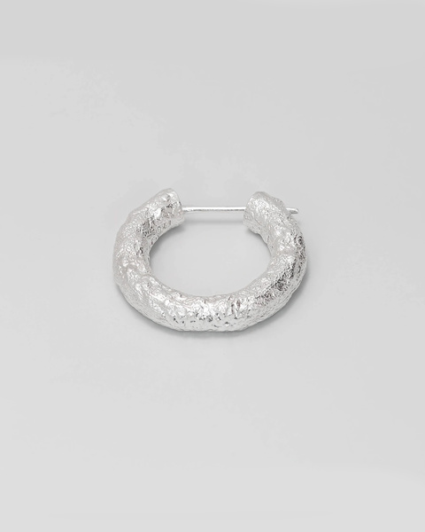 Earring Chunky Silver Silver ONESIZE 1