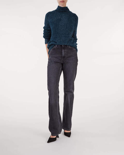 Sweater FN-WN-KNIT000481 Petrolblå 2