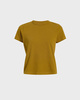 KHAITE T-shirt Emmylou Yellow/Brown S