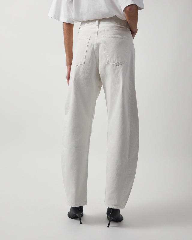 AGOLDE Jeans Luna Pieced H/R CRV Taper Chalk 30