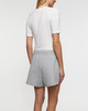 J Lindeberg Shorts Mikki Sweatshirt Ljusgrå S