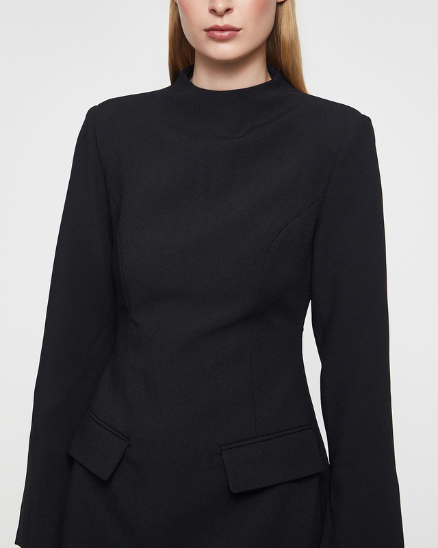 Malina Dress Leanna high neck mini Black 38