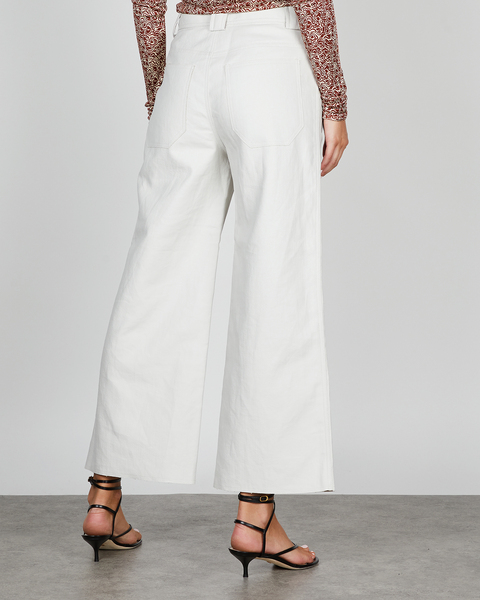 Trousers Mirari Linen White 2