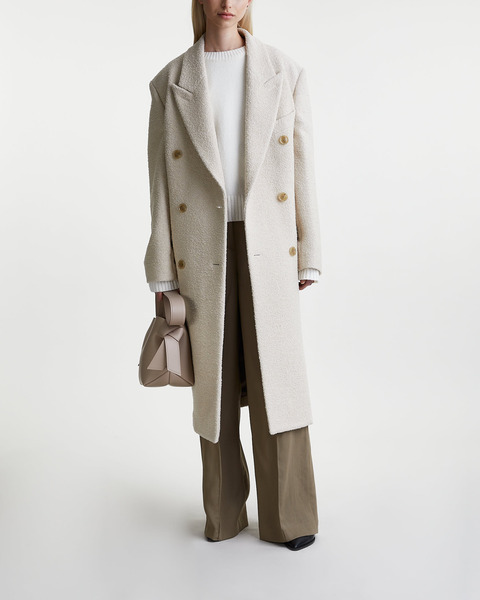 Coat Double Breasted Offwhite 1