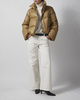 Wakakuu Icons Jacket Storm Puffer Short Beige XS