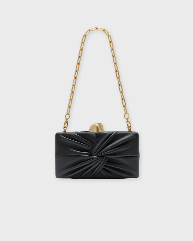 Cult Gaia Clutch Lisse Black ONESIZE