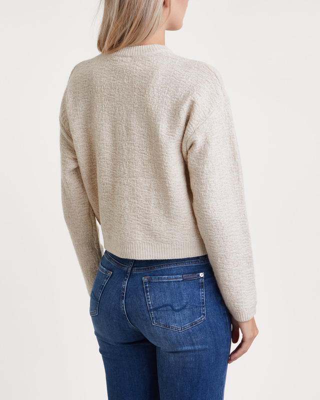Dante6 Fancy Bouclé Kofta Beige M