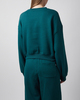 New Balance Tröja Trackside Fleece Crew Grön M